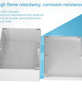 Built Tough ABS Plastic Power Junction Box Electrical Enclosure IP65 Rated Flame Retardant Insulated 263x185x95mm