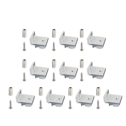 Built Tough Heavy Duty Aluminum Shelf Brackets Set for 202, 3030 and 4040 Corner Fittings, rust resistant supports with screws