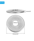 Sick Quality 304 Stainless Steel Belleville Spring Washers M4 X 14mm Conical Knurled Disc Gasket 100 Piece Bulk Pack side view and size diagram