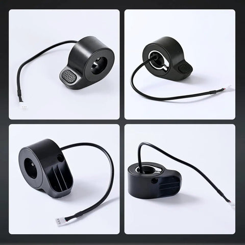 Thumb Throttle Replacement For Electric Scooter Durable ABS Accelerator With Precise Speed Control Waterproof Plug