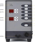 Control panel of Five In One Jewelry Welder Kit Arc Spot Welder with adjustable settings and welding mode options for various metals.