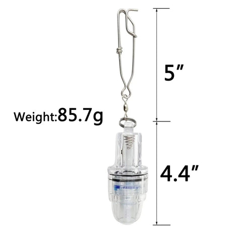 Green Underwater Fishing Light For Deep Drop Use With Longline Clip Waterproof LED Lamp That Attracts Fish Like A Pro
