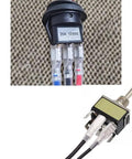 30 Pack 2.8mm Spade Crimp Terminals For 16AWG Wire, Insulated Female Quick Connectors With Tin-Plated Copper, Easy Crimp And No Slip Fit, Durable Spade Terminals For Auto, Bike, And Electronics Wiring installed on switch and socket
