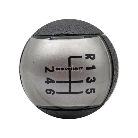 Ford Mustang 2011 2012 Black 6-Speed Gear Shift Knob Replacement Part BR3Z-7213-A OEM Style Direct Bolt On Plug And Play