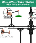 All In One Drip Irrigation Kit With 234 Feet Of One Quarter Inch Tubing 87 Quick Connectors And Drip Emitters for easy setup