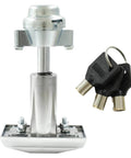 Beefed Up Heavy Duty Vending Machine Lock With T Handle For Candy Snack Machines Keyed Differently System Chrome Plated Sleeve Zinc Alloy Core Includes Three Stainless Steel Keys Durable And Rust Resistant Security Lock