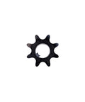 40 41 Chain 8-Tooth 2182-K Jackshaft Sprocket With Five Eighths Inch Bore For Go Karts And Dune Buggies Dual Set Screws And Integral Key black steel