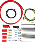 Knockout Rig Upgrade Using This Heavy Duty Alternator Wiring Conversion Harness Kit For Ford Trucks shown with wiring components and connectors.