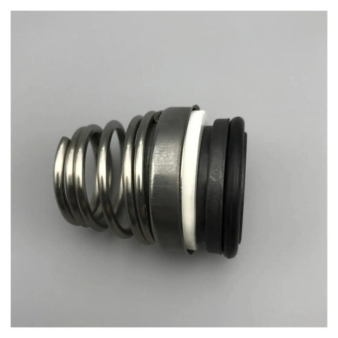 Heavy Duty Mechanical Shaft Oil Seal For Water Pumps With Single Coil Spring, featuring metallic, rubber, and white components.