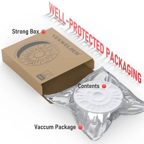 Smooth As Butter Self Shielding Flux Core Mig Wire E71t Gs in vacuum packaging inside a strong box.