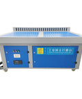 Metal Working Downdraft Dust Collector Vacuum With Side Suction Plate For Welding And Grinding 2 Dust Removal Drums Heavy Duty Workbench Dust Extraction System 3KW 220V Industrial Grade Cleanup For Metalworking Shop, front view