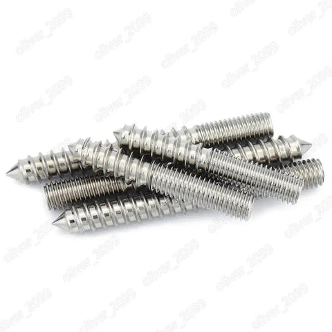 Beefy Hexagonal Socket Bolt 304 Stainless Steel Double Headed Hanger Bolt Self-Tapping Screw For Furniture M10 By 75mm Built To Last