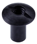 Eight Thirty Two Slotted Studs Black Oxide Finish Truss Head Hardware Quarter Inch Long for Kydex Holster Crafting, detailed view.