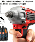 Two Pack Magnetic Drill Bit Holder Set for Impact Drivers and Drills, hand holding drill with nylon construction and bit holder
