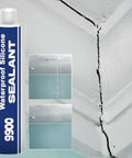 Waterproof Sealant That Really Sticks For Roofs Floors Tiles And RVs Quick Curing Bonding Sealer UV Resistant shown with cracked surface.