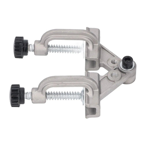 Heavy Duty Aluminum Pipe Clamp With Double Handles, 10 To 180 Degree Adjustable Swing Jaw, Right Angle Corner Clamp.