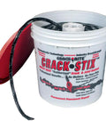 Bucket of 125 Feet Of Blacktop Crack Filler For Asphalt And Concrete Weather Resistant No VOCs Pro Grade Deep Cracks And Joints Long Lasting