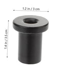 Five Piece Barn Door Track Spacers Kit DIY Friendly for Easy Installation durable spacer, high-carbon steel, 1.2x1.4 inches