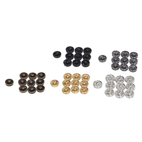 100 Pack 5mm Mini Metal Snap Buttons Fasteners In Five Colors Anti Rust Lightweight And Durable for Sewing Projects