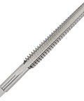 1/2-10 Left Hand Trapezoidal Thread Tap HSS For Metalworking showing sharp edges for threading copper aluminum steel brass cast iron