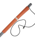 Rugged Pvc Heating Blanket Wrap For 3 5 To 4 Inch Conduit Pipe Bender Heavy Duty Insulation Cover with electric cord on a PVC pipe.