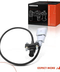Engine Crankshaft Position Sensor For Volkswagen Beetle Bora Golf Golf SportWagen Jetta Passat Rabbit 2.5L L5 2005 To 2014 OE Replacement With Precise Sensing Reliable Performance And Easy Plug In Install, black sensor with connector and box