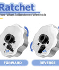 Three In One Palm Ratchet One Quarter Inch Drive Finger Ratchet Reversible Thumbwheel Wrench built tough chrome steel with forward reverse switch.