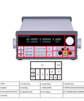 Six-Digit Display Lab Grade Adjustable DC Power Supply 30V 10A With RS232 RS485 USB For Mobile Phone Repair, front panel view