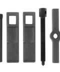 Parts of Two Jaw Gear Puller With Adjustable Arms For Internal And External Bearing Removal Heavy Duty 3 Inch Pulley Flywheel Gear Extraction Tool Built From High Carbon Steel For Strength Longevity And Corrosion Resistance