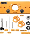 Components of 35mm Hinge Drilling Jig For Concealed Cabinet Hinge Installation Pro Grade Accuracy Hole Guide For Kitchen Doors