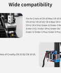 Z Axis Stepper Motor 42-34Z for 3D Printer compatibility with Ender and CR-10 series shown mounted on a 3D printer.