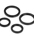 Beefed Up Swing Arm Bearing Seal And Bushing Kit For Dirt Bikes Fits RM125 RM250 RMZ250 RMZ450 RMX450Z DRZ400 2000-2023 OEM 61252-37F00 61252-37F01 61252-36E00 Replacement black seals