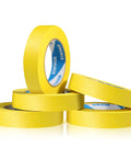 Yellow Painter Tape 1 Inch Wide By 60 Yards Per Roll Pack Of 5 Rolls Total 300 Yards Pro Grade Masking Tape For Painting Labeling DIY Crafts