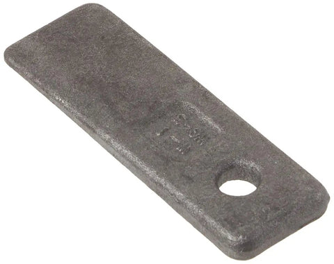 3 Inch Set Up Wedge For Planers Shapers And Milling Machines 1 Inch Wide Body With A Quarter Inch Thick End Made In USA Silver