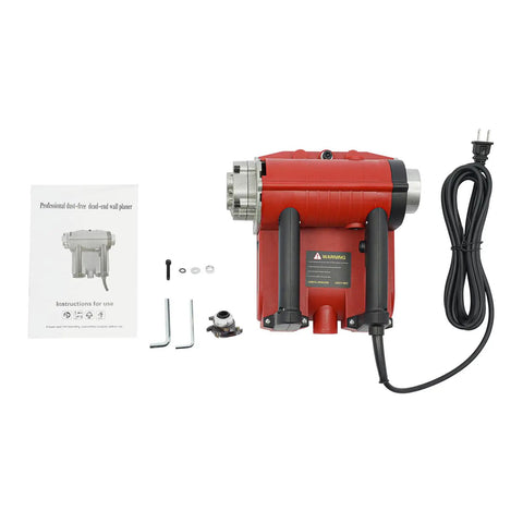 Heavy Duty Electric Wall Planer Chisel 4580W Motor Hits 3500 RPM with accessories and manual for paint stripping projects.