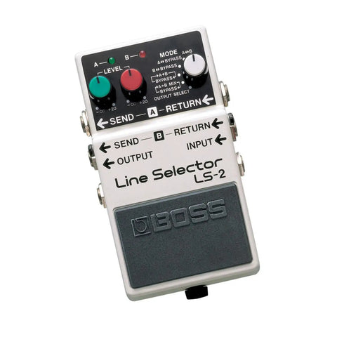 Line Selector And Power Supply Pedal For Guitars Quick Switch Between Stacks Of Amps And Effects Manage Two Line Loops