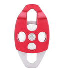 Single Swivel Rope Pulley Block For Rock Climbing and Hauling, Heavy Duty Aluminum Magnesium Alloy Sheave With Precision Bearing
