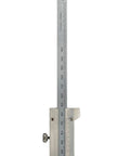 Gearhead Grade Depth Gauge For Metalworking 0 To 300 Mm With 0.02 Mm Vernier Reading And 0.04 Mm Accuracy Hardened Steel Base Fine Adjustment Screw For Precise Depth Measurements In Milling And Setup, stainless steel vernier depth gauge with base