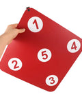 Sturdy Double Sided Wall Mounted Fencing Target For Practice Portable Indoor Fencing Gear with red anti-puncture design