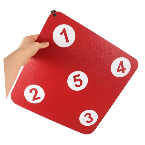 Sturdy Double Sided Wall Mounted Fencing Target For Practice Portable Indoor Fencing Gear with red anti-puncture design