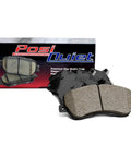 Centric Posi-Quiet ceramic front brake pad set with shims for select Jeep models; three pads shown with box