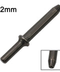 Professional 8 Piece Pneumatic Rivet Head Set For Air Hammer Semi Hollow Solid Metal Repair Tool Kit High Carbon Steel Fasteners 2mm To 10mm, 2mm rivet head