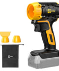 Air Duster 380W Beast Power Brushless High Speed Motor 100,000 RPM Turbo Jet Fan with two nozzles and storage bag