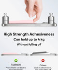 Premium Leather Phone Card Holder Wallet Stick On With 3M Adhesive high strength adhesiveness demonstration