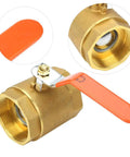 Old School Rugged Brass Ball Valve For Water Oil And Gas Lines With Smooth Quarter Turn Handle and no frills corrosion resistance.