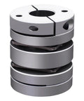 Flexible Diaphragm Coupling For 3D Printer And CNC Machine Aluminum Two Diaphragm Motor Shaft Coupler 12.7 To 17mm Bore D39 39mm Length 49mm Beefed Up Torque Vibration Damping Anti Abrasion, aluminum coupling