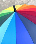 Colorful patio umbrella showing Dead Simple Umbrella Tip Caps 2 Pack Replacement Top Covers For Patio Umbrellas fitting securely.