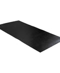 Heavy Duty Work Bench Mat 23.5 By 47.5 By 0.06 Inch Scratch Resistant PVC Protects Your Workbench Table And Tool Station From Paints Glue Sparks And Spills For Painting Woodworking Crafting And Building Black Made In USA shown from a top angle