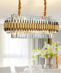 Sleek Black And Gold Stainless Steel Ceiling Pendant Light Bringing That Clean Modern Glow To Your Space Dimmable Hanging Lamp With Glossy Glass Led Shade definitely a top shelf addition to your home showcases elegant design and illumination.