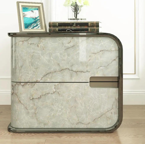 Marble Contact Paper Self Adhesive Peel And Stick Waterproof Removable Wallpaper For Granite Countertops Cabinets Backsplash And Furniture 15.8 Inches By 80 Inches Durable Vinyl Upgrade Your Space covering cabinet
